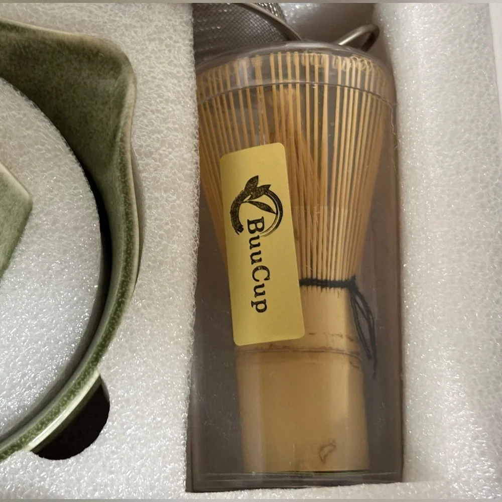 NEW 5 Pcs Jade Green Matcha Kit for Matcha Lover